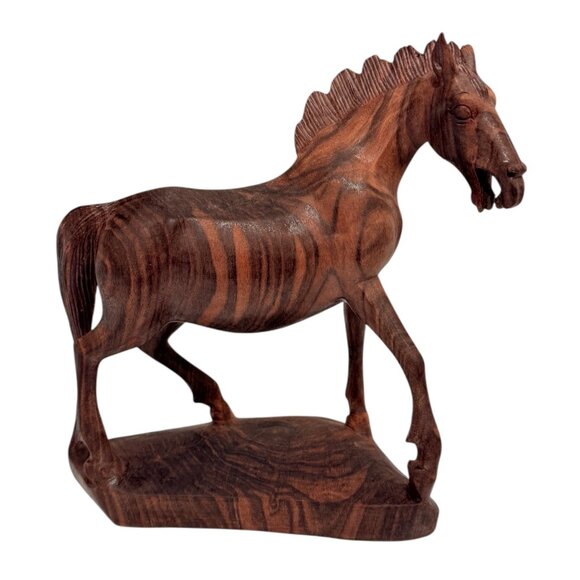 Antique Other - Antique Ironwood Carved Horse from 1920's